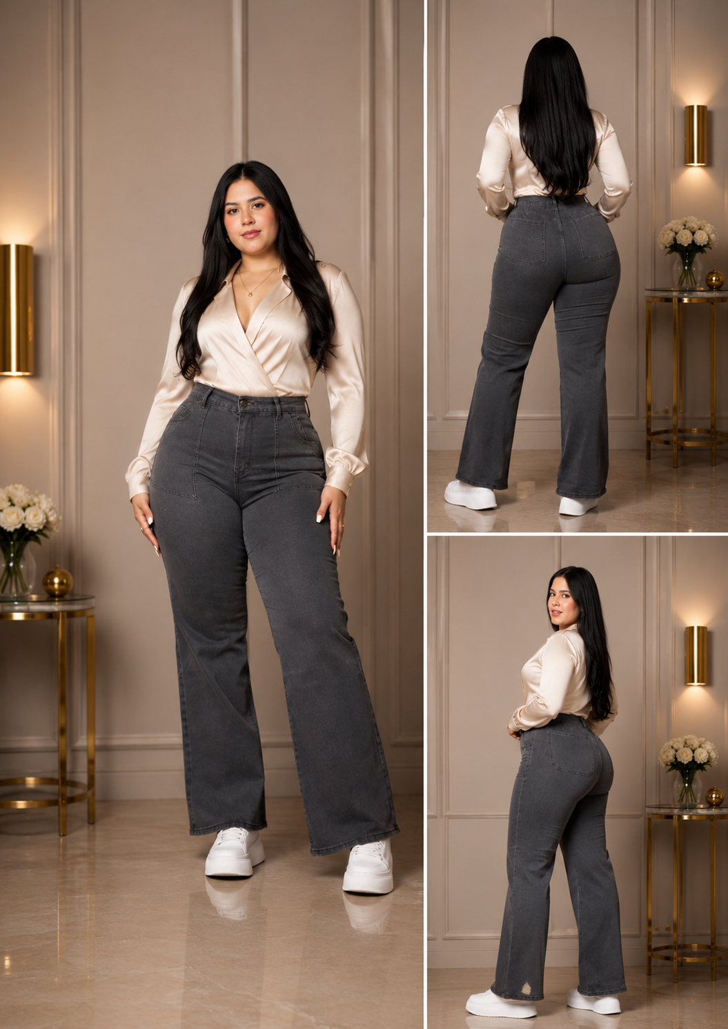 PANTALON JEANS EXTRA LINDA MNN803-5