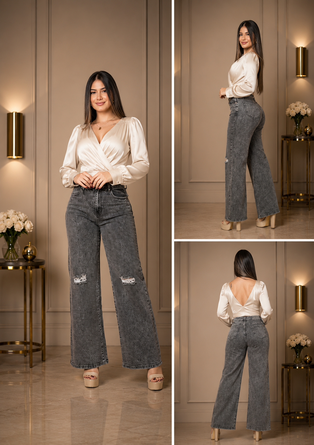 PANTALON JEANS MB7031-3